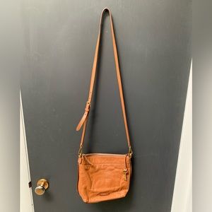 Fossil Crossbody Brown Leather Purse
